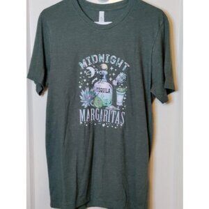 Womens T-shirt Sz Medium Midnight Margaritas Tequila Alcohol